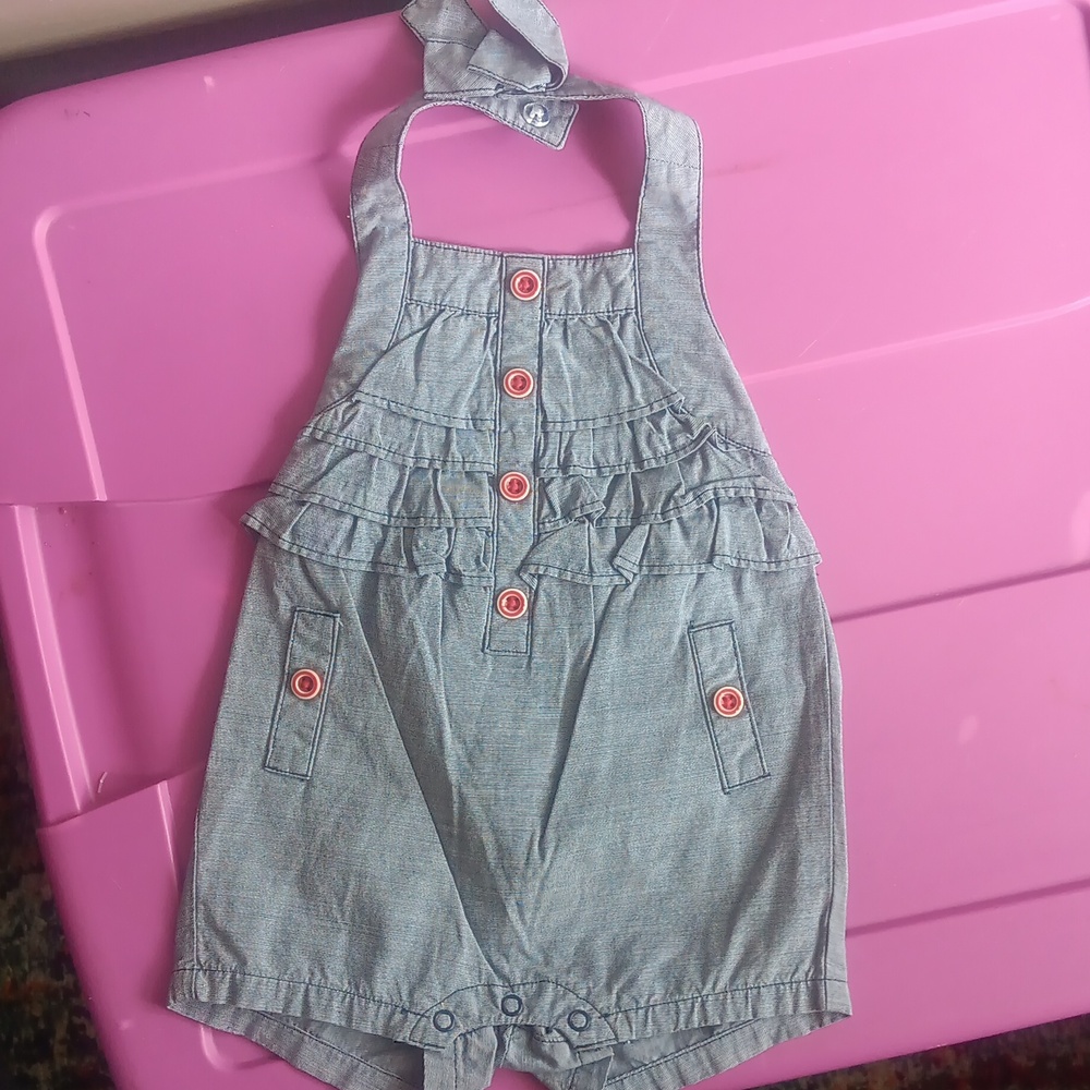Gymboree backless halter romper
